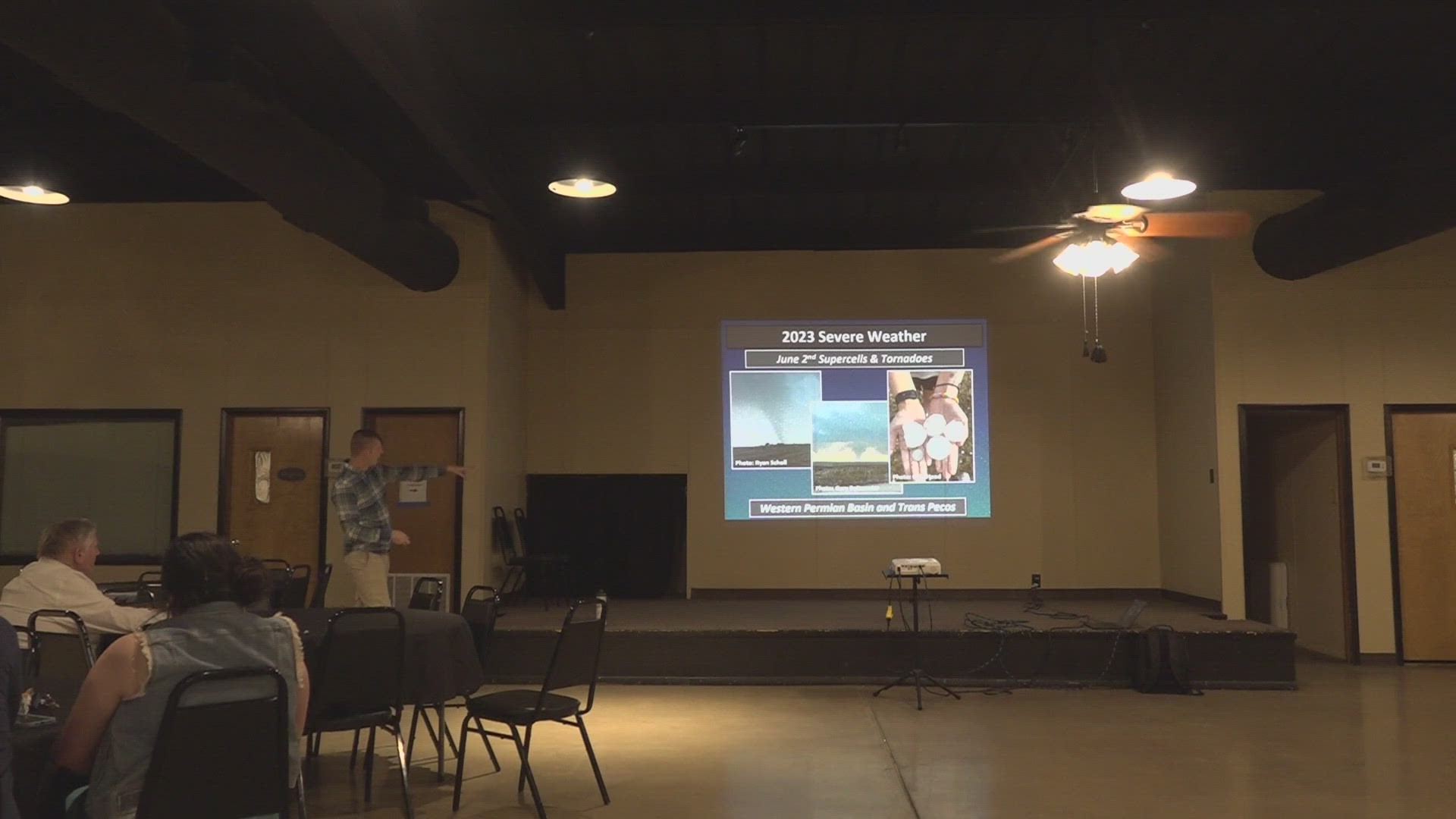 NewsWest 9 Meteorologist Dan Grigsby was in attendance for the Skywarn Meeting in Big Spring.