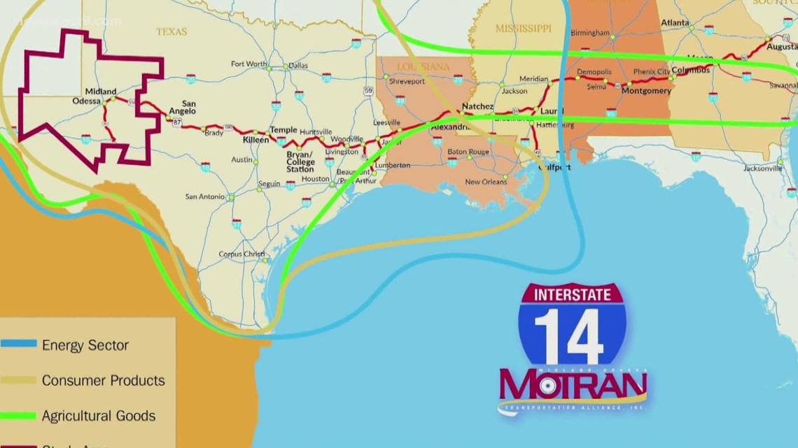 Interstate 14 and Interstate 27 will have impacts in West Texas