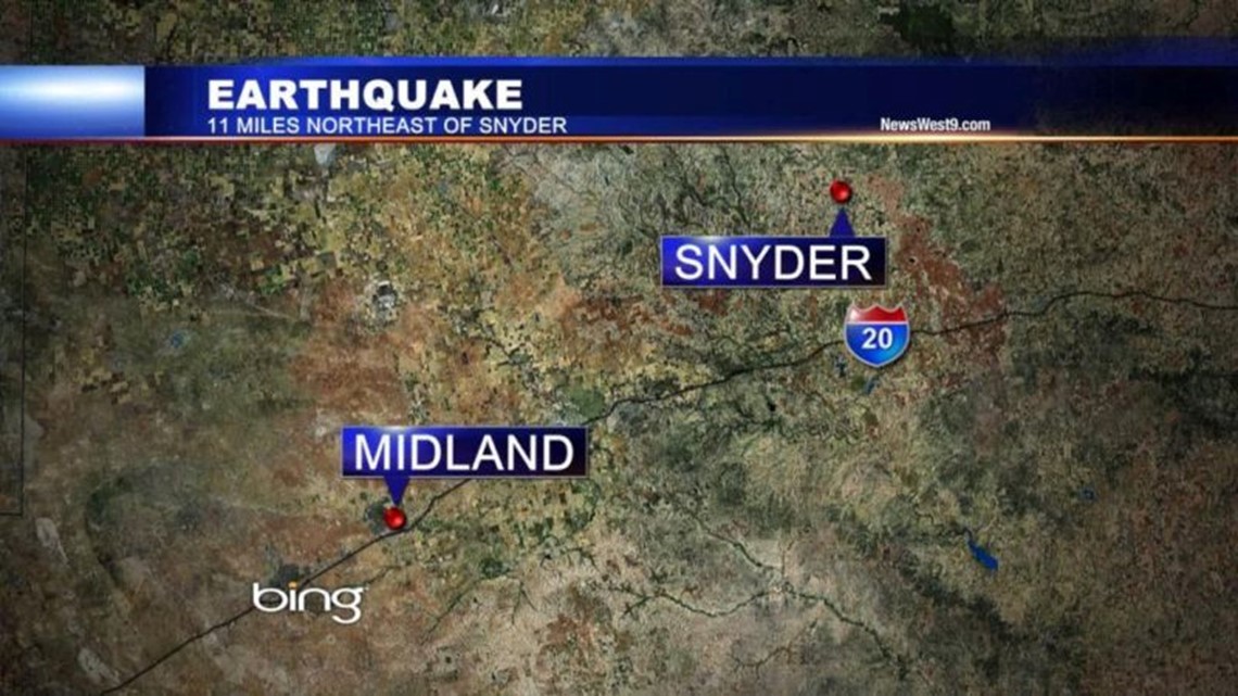 Small Earthquakes Rattle West Texas