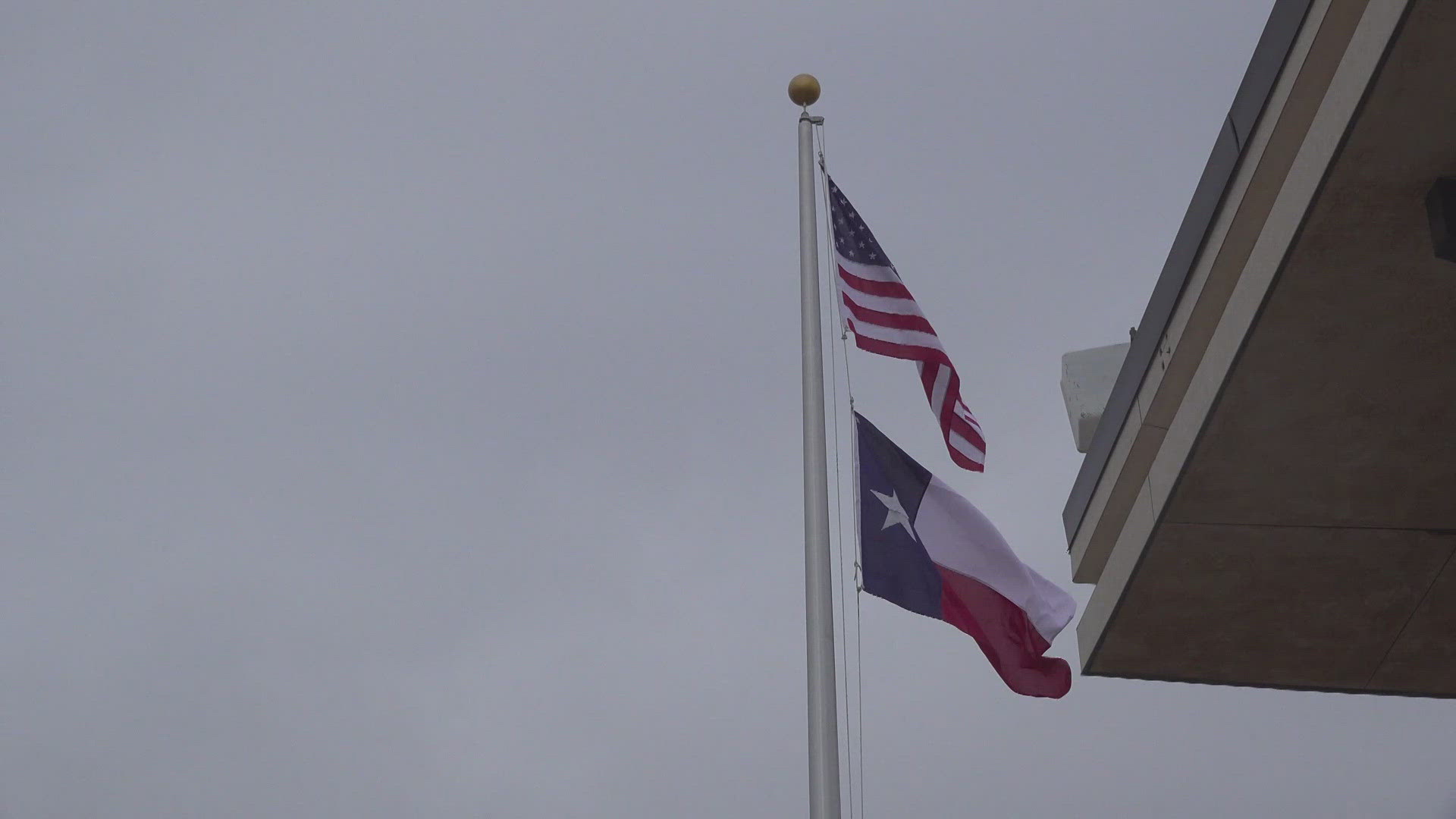 Thanks to funds from a veteran and YMCA member, Odessa YMCA was able to celebrate the construction of the flag.