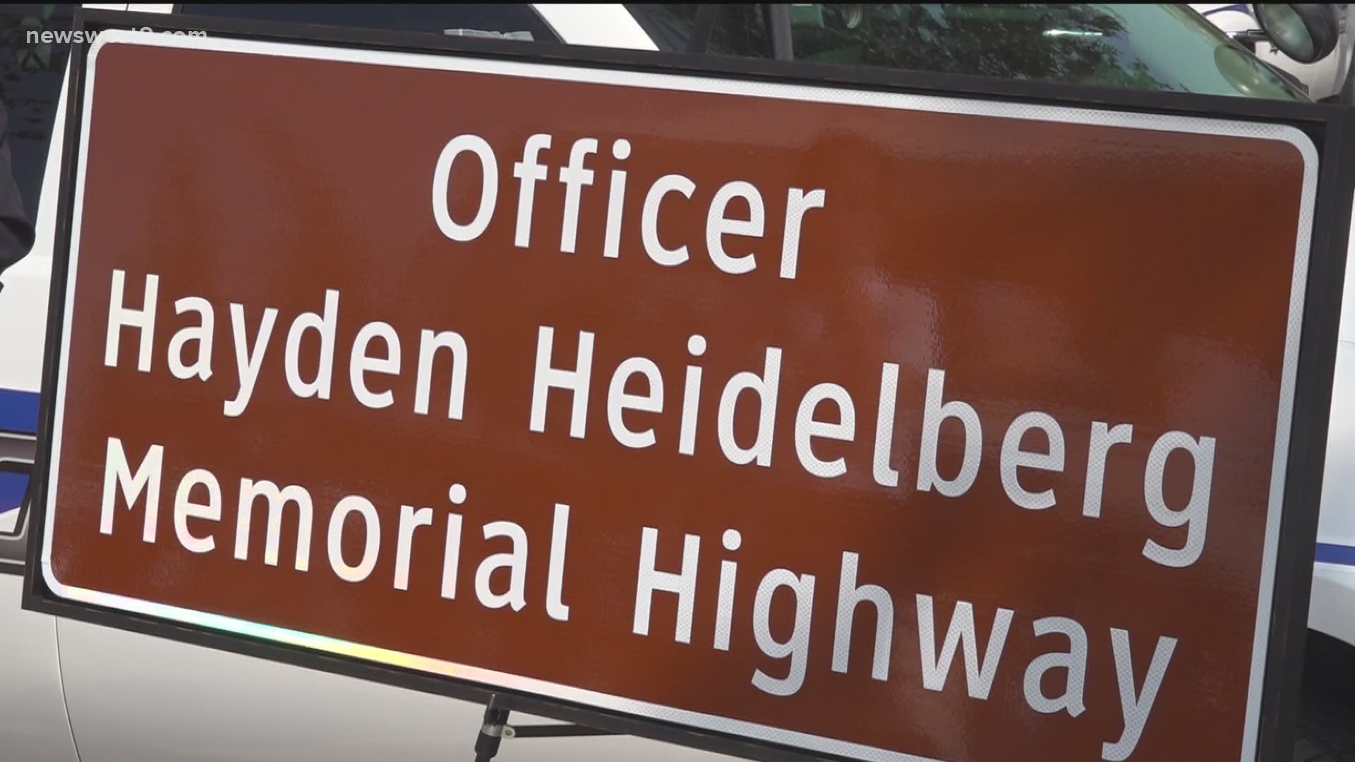 Heidelberg was killed in the line of duty in March 2019