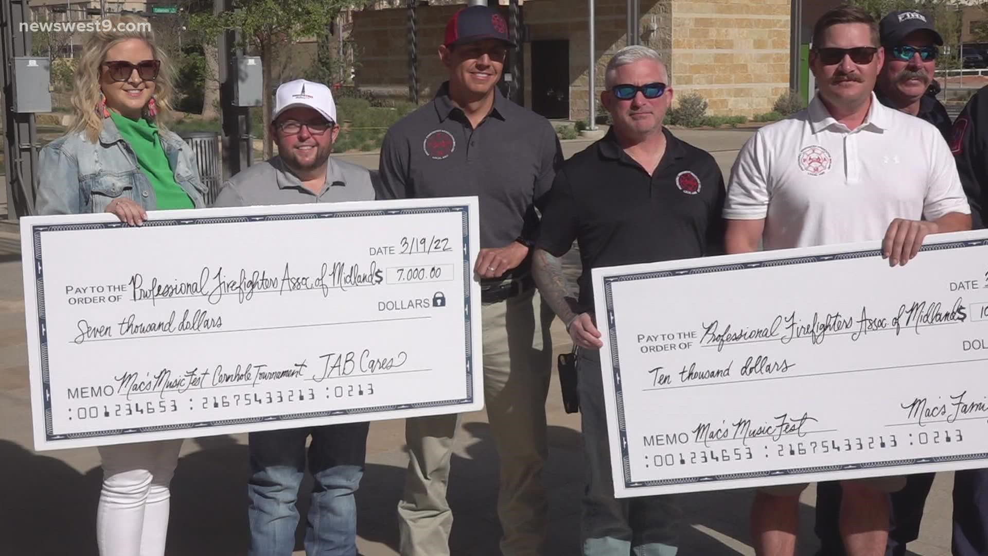 A total of $29,000 was donated by the restaurant and sponsors Thursday.