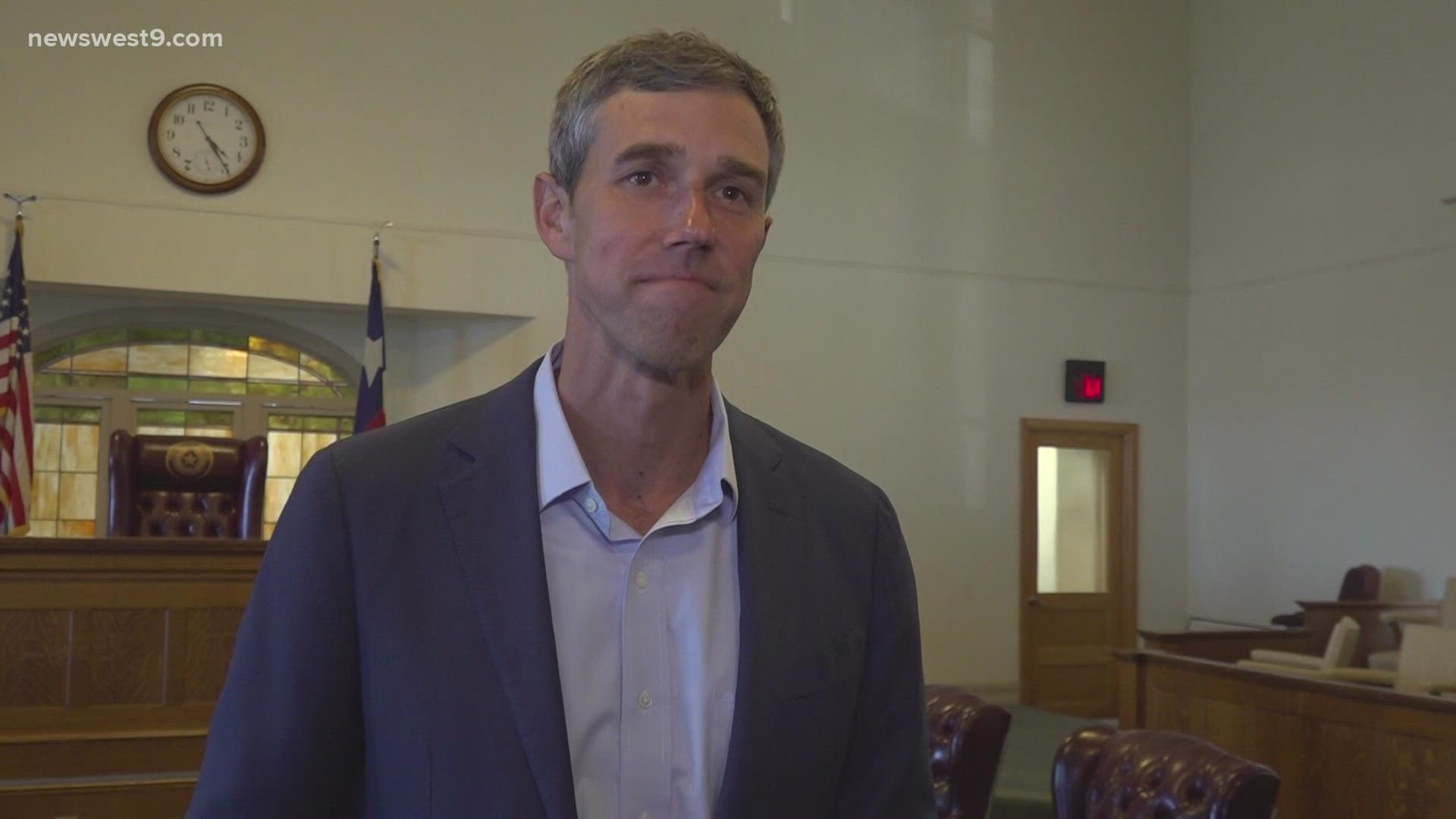 O'Rourke visited Fort Stockton to discuss some of the challenges health care officials face in the area.