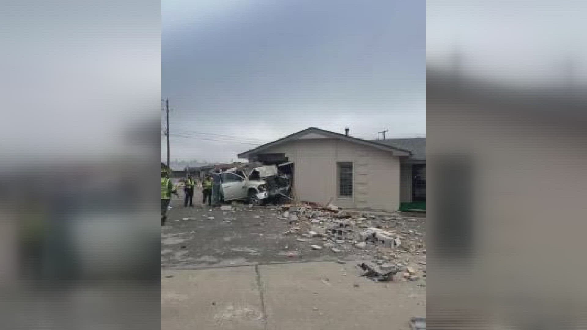 According to the City of Odessa, first responders found a pickup truck that ran into the Apple Chiropractic Clinic. No injuries were reported.