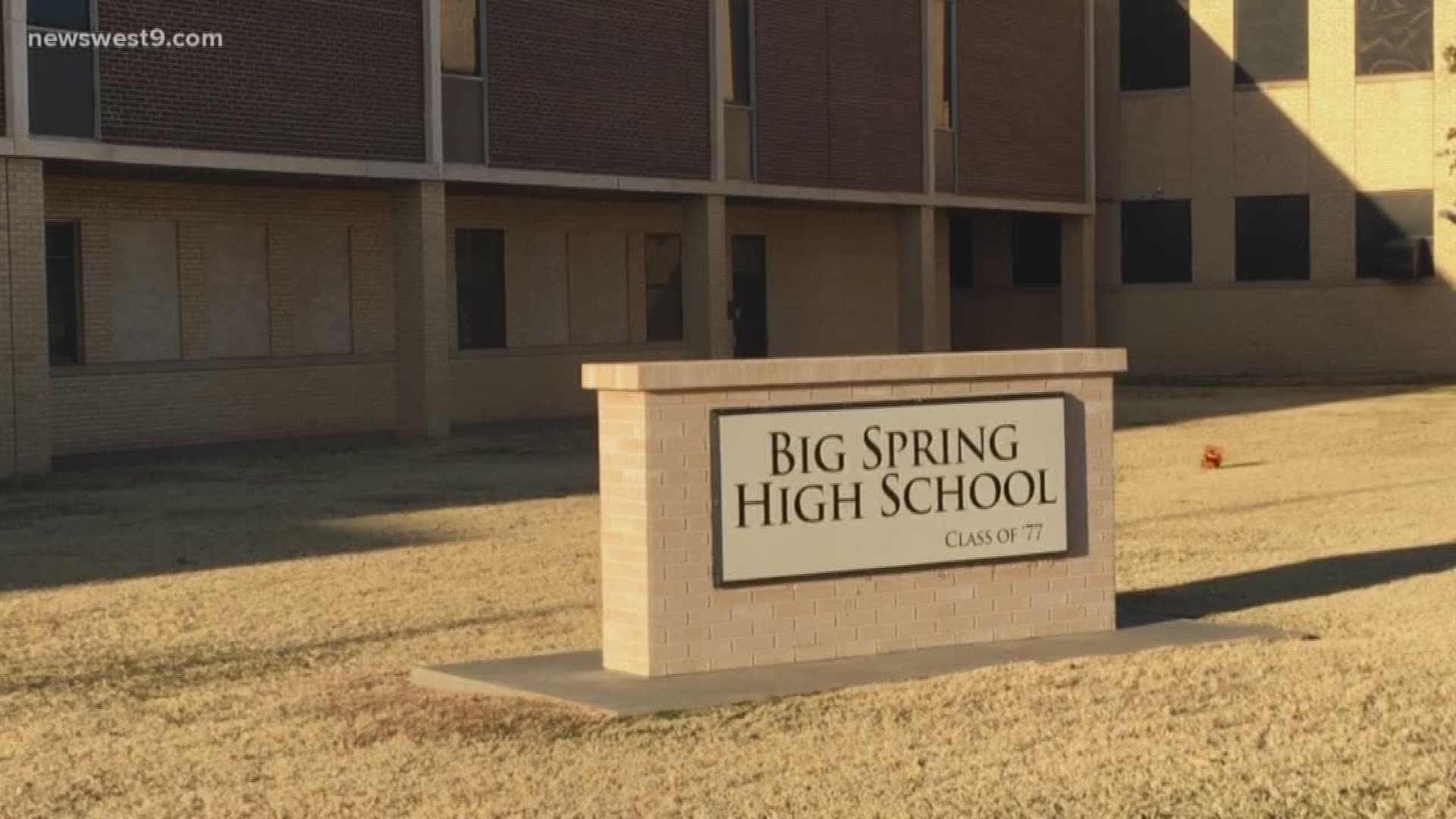 Big Spring ISD says students and staff were immediately evacuated.