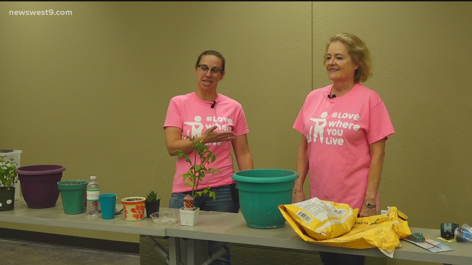 At the event, held on National Gardening Day, representatives from Keep Midland Beautiful discussed the benefits of gardening and how to get started.