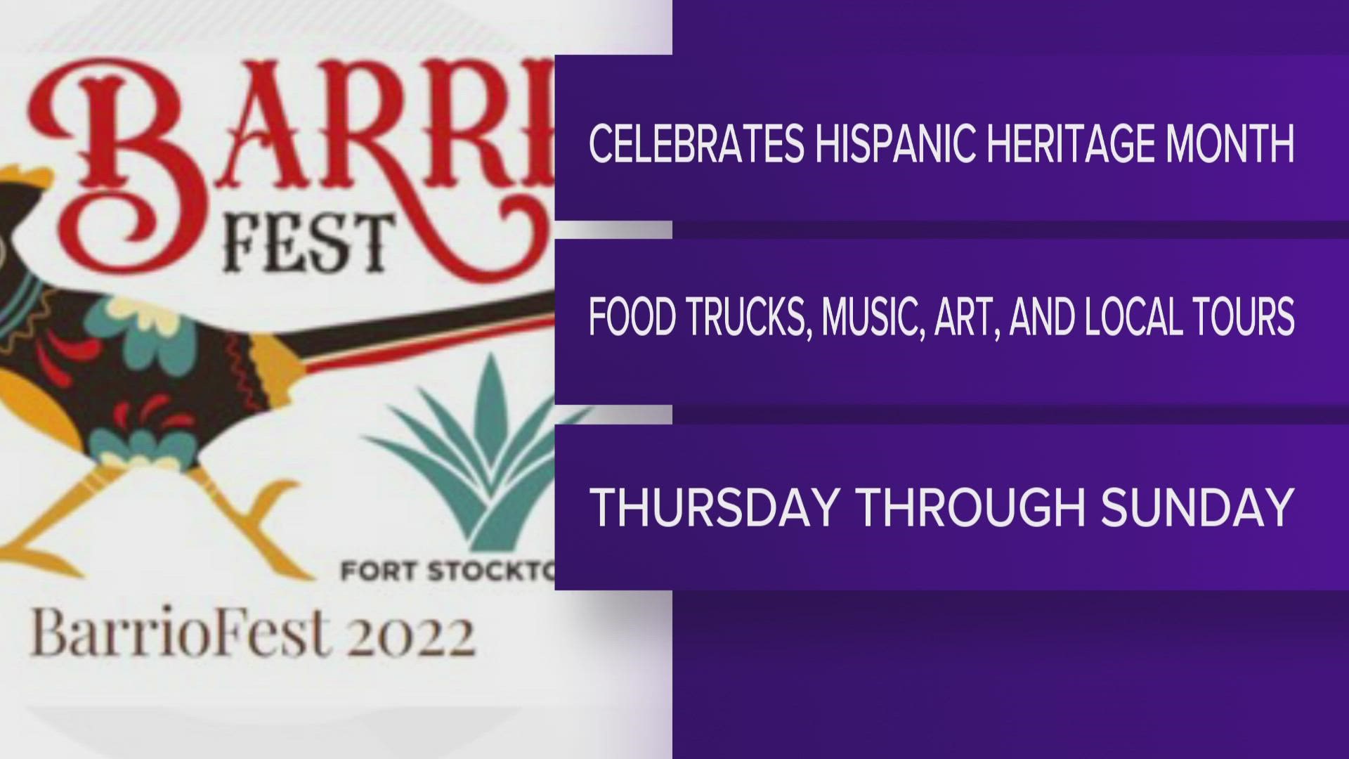 This will take place from Sept. 15-18 and celebrate the Hispanic traditions in Fort Stockton.