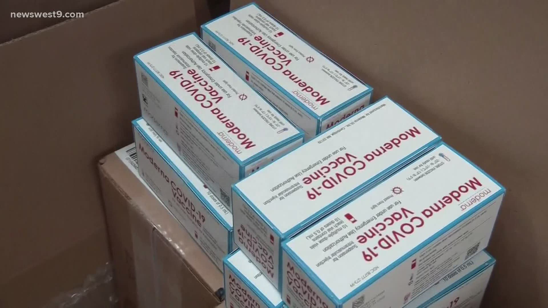 MCH has started to vaccinate about 30 people from Reeves, Martin, Winkler and Ward Memorial hospital. Staff from those hospitals must come to Odessa for the vaccine.