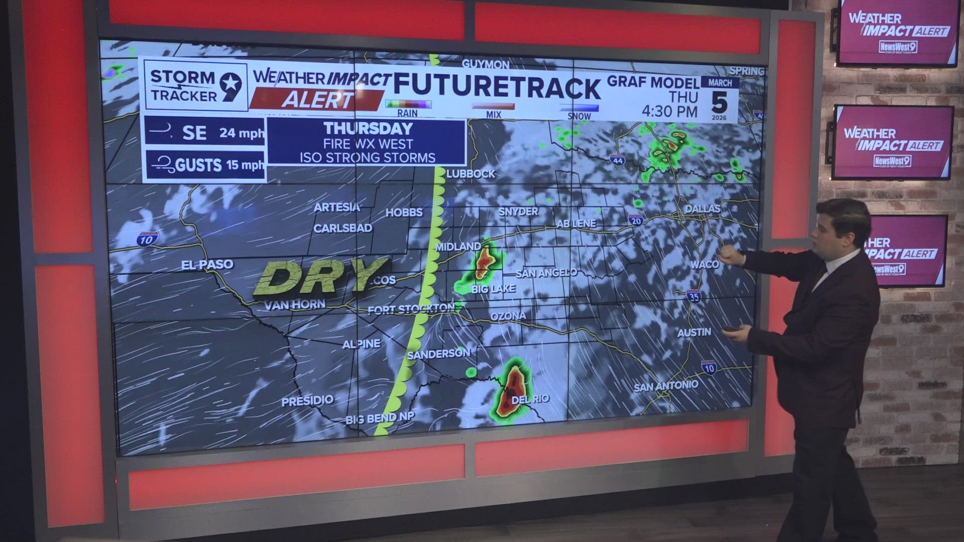 Fire Weather alongside Severe Storms for West Texas | West Texas ...