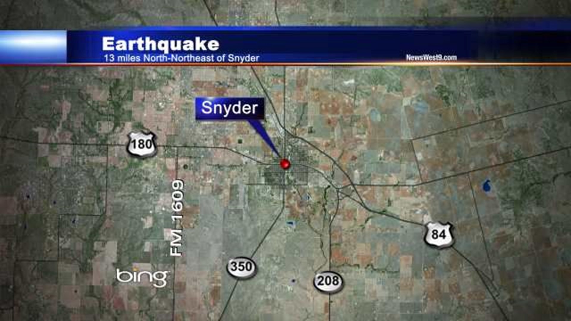 Second Earthquake Reported in West Texas