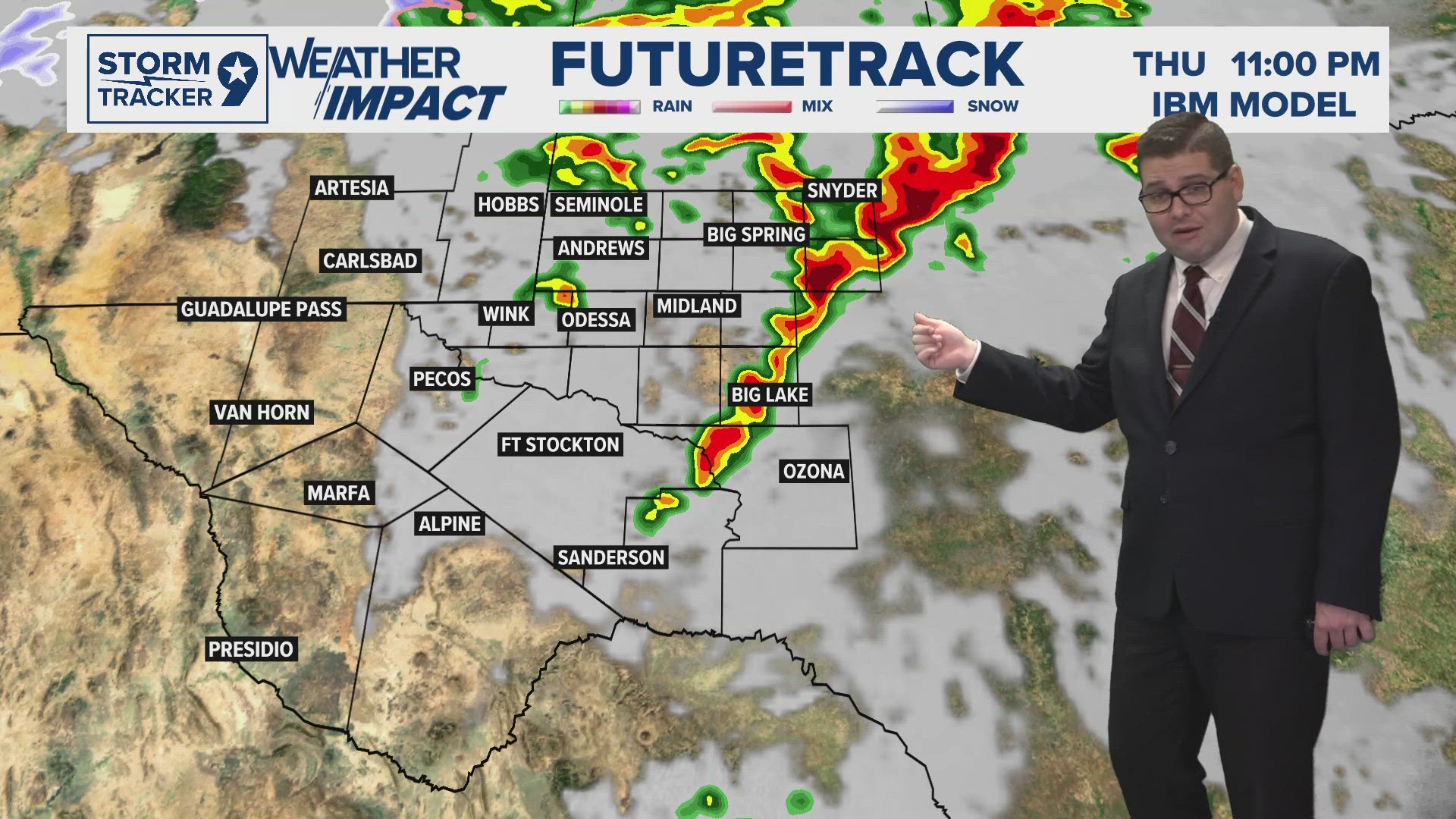 Severe Thunderstorms with Next Front Triggering Weather Impact Alert ...