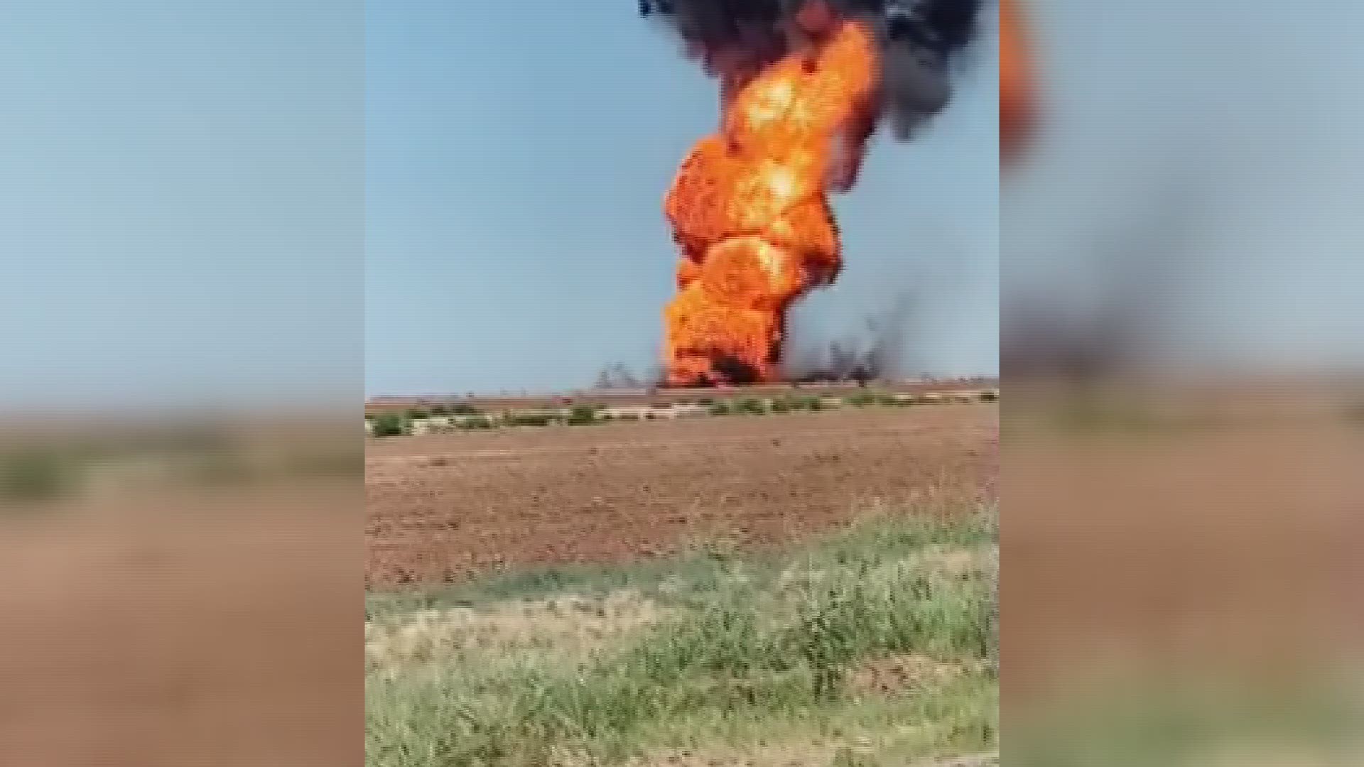 Video sent to NewsWest 9 of the Martin County explosion, courtesy Carlos Montaño