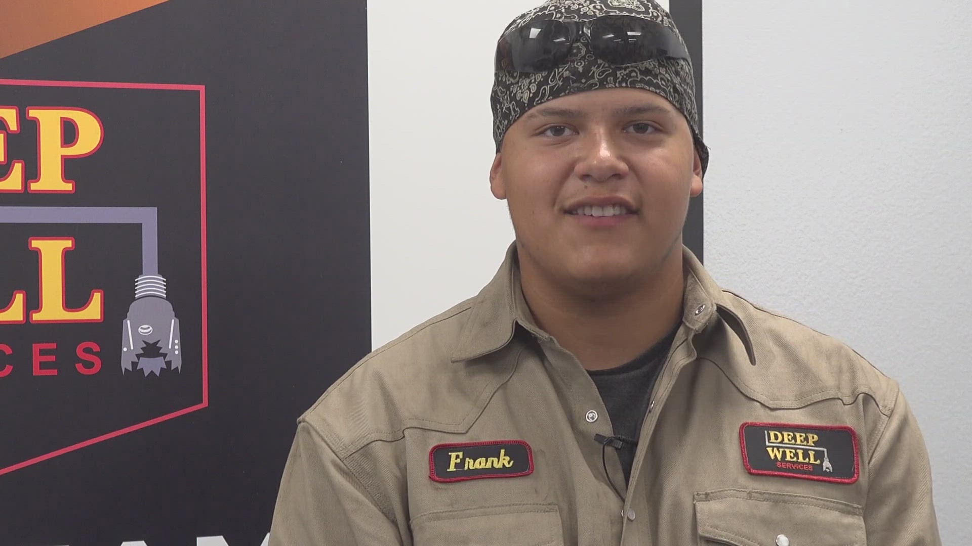 Frank Alvarado followed his grandfather's footsteps, chasing a welding career path while at the CTE program at ECISD. Now, he feels it's all paid off.