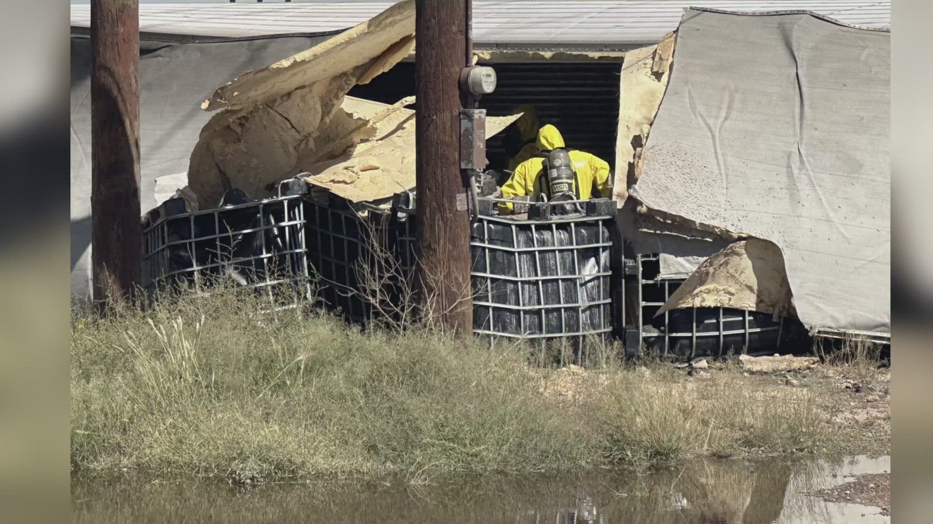 The chemical spill happened on I-20 between Lamesa Rd. and North Fairgrounds Rd. on Friday at 12:30 p.m.