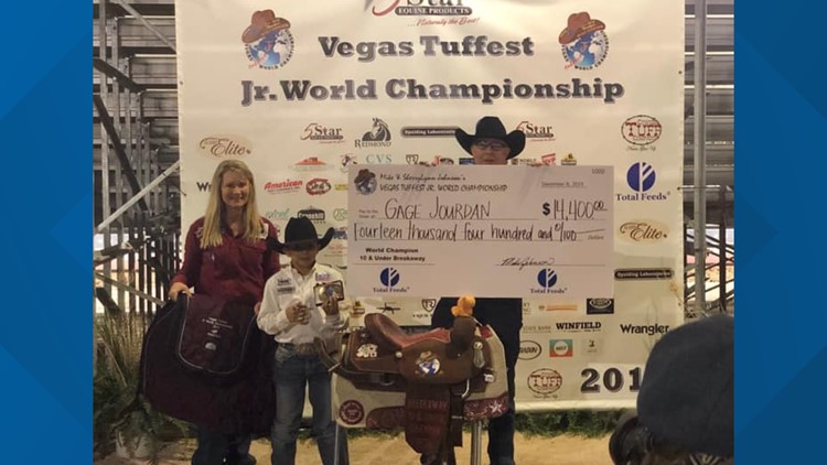 9 year old boy wins big at las vegas roping competition newswest9 com