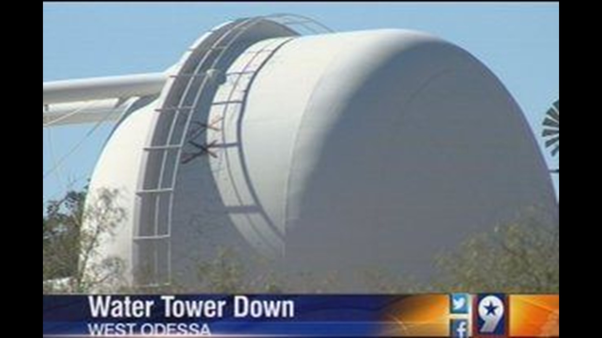 West Odessa Water Tower Brought Down to the Ground