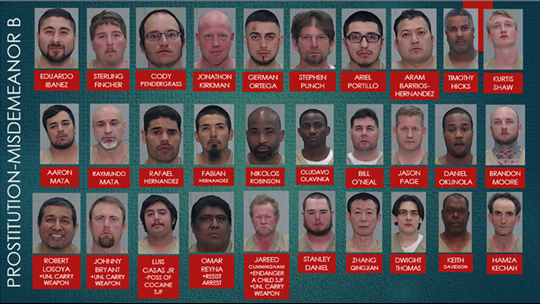 62 Arrested During 15-day Sting Operation Involving 11 Agencies ...