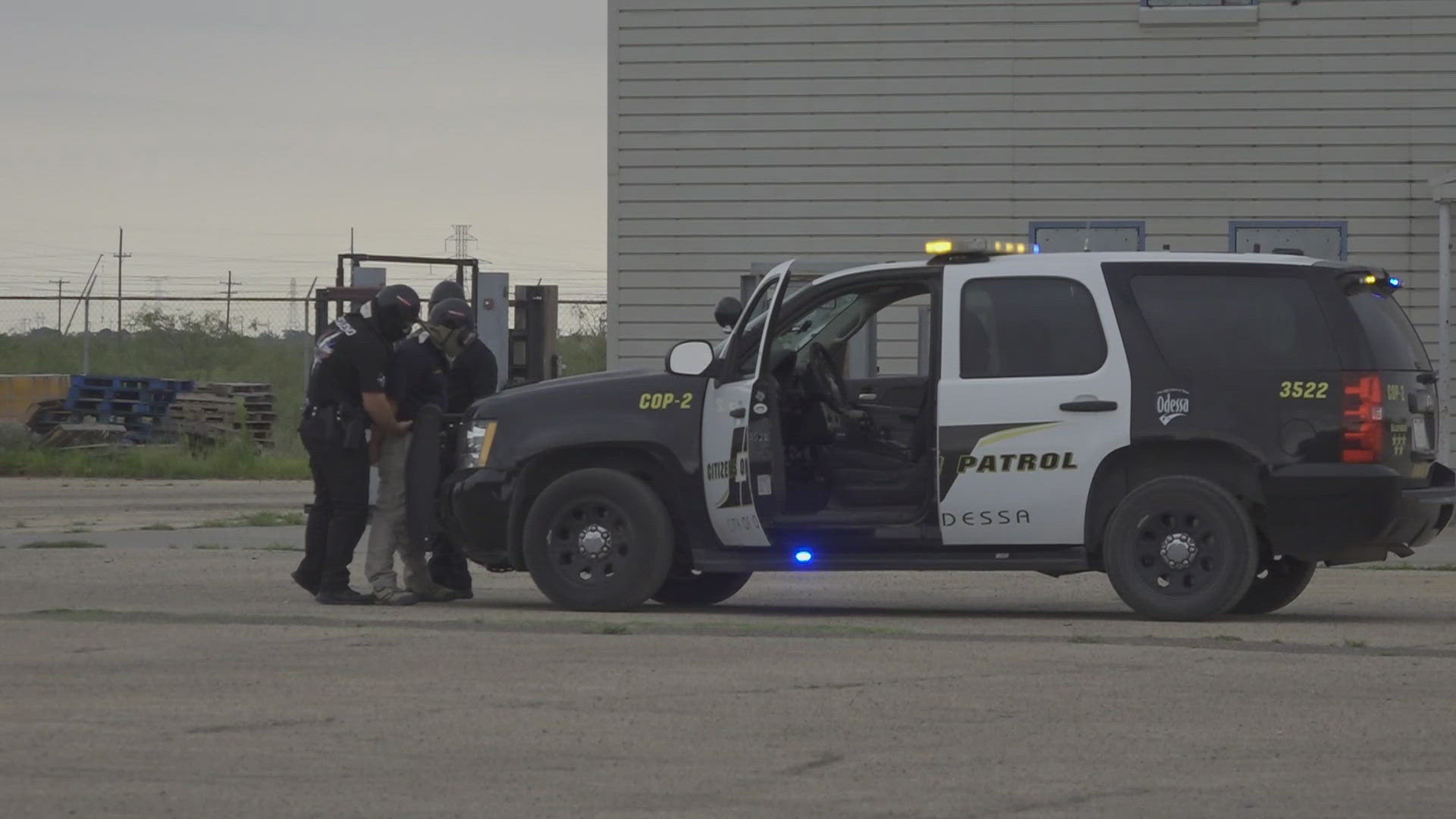 Odessa police recruits practiced traffic stops, identified dangers they could face and practiced communicating with the general public.