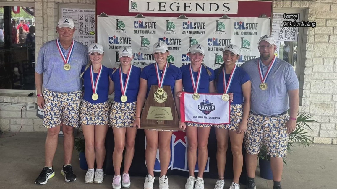 Andrews girl's golf wins 4th-straight State Championship, Odessa ...