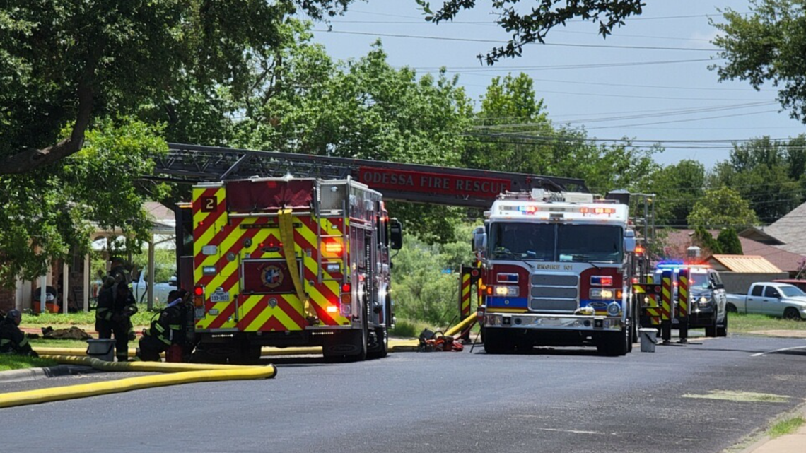 2 firefighters taken to hospital after house fire | newswest9.com