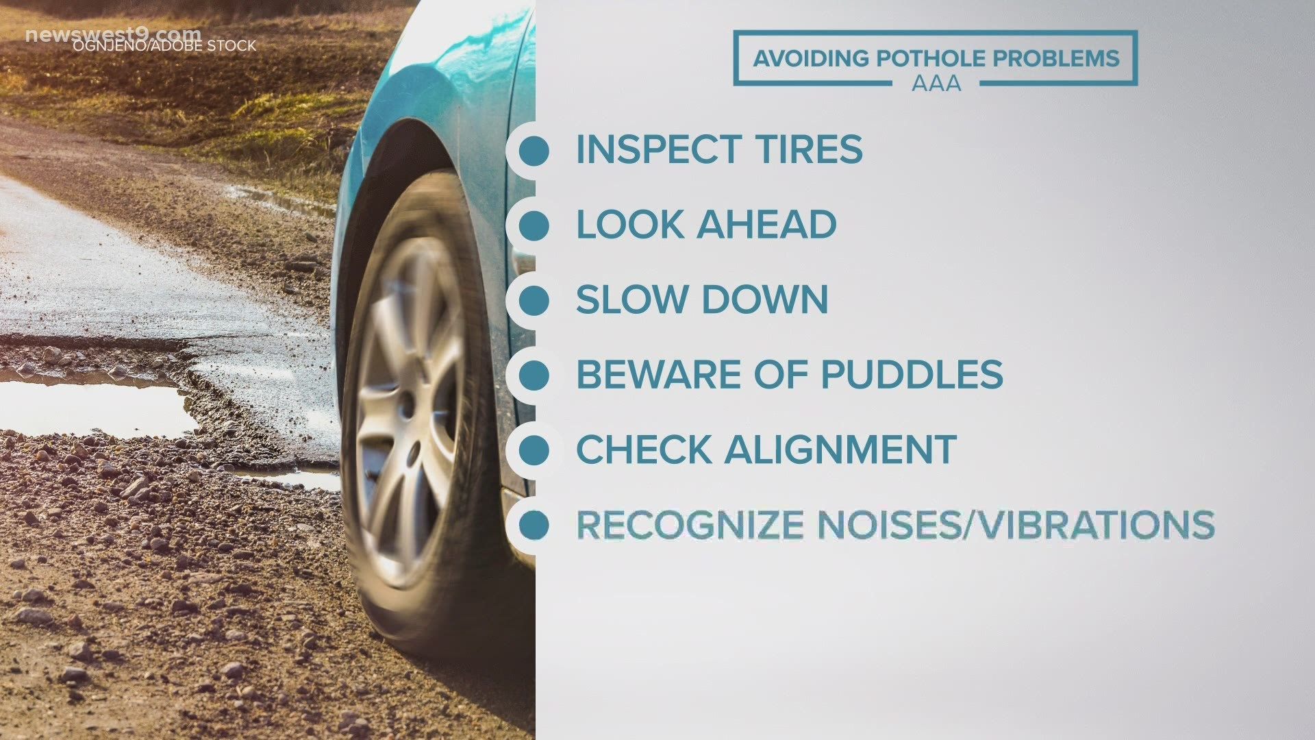 Winter weather causes increase in potholes on Permian Basin roads