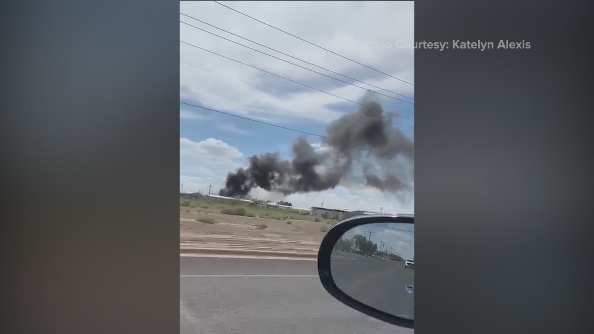 This viewer video shows a structure fire in Pecos. No reports have been given on any injuries.