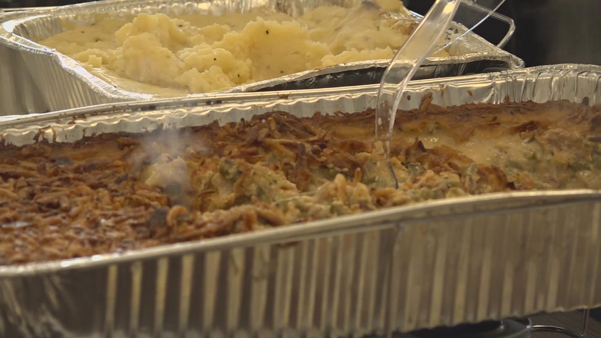 The nonprofit organization held a Thanksgiving feast for its incoming residents and staff members.