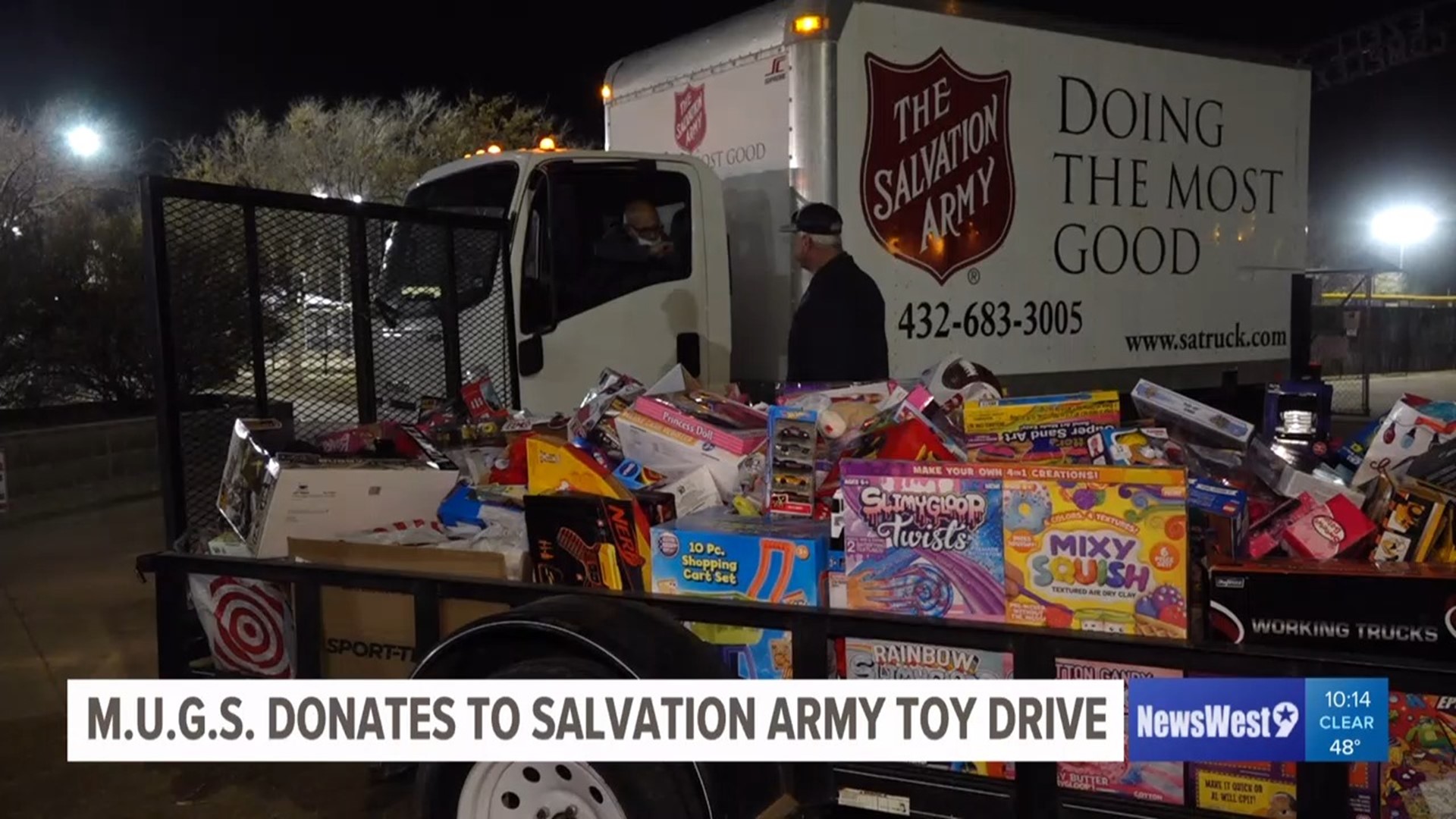 MUGS donates trailer full of toys to Salvation Army toy drive