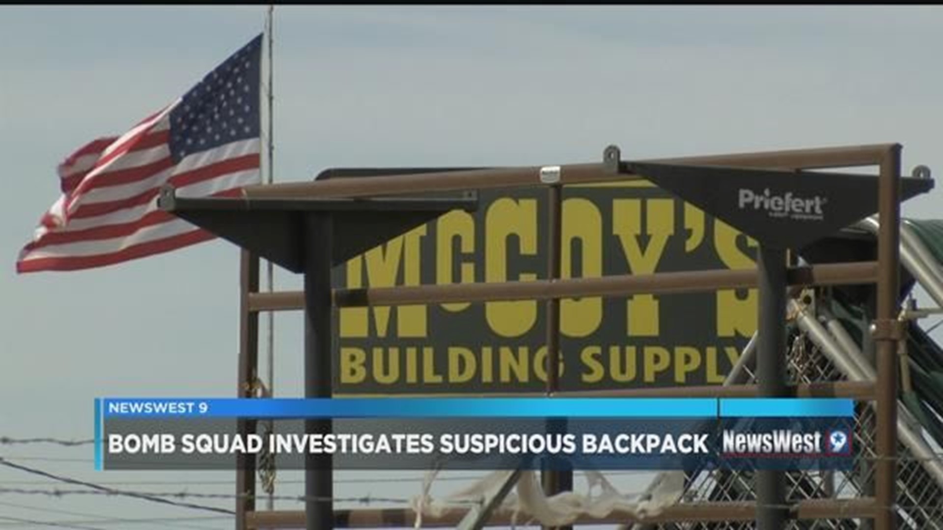 OPD: No danger after backpack found at McCoy's Building Supply