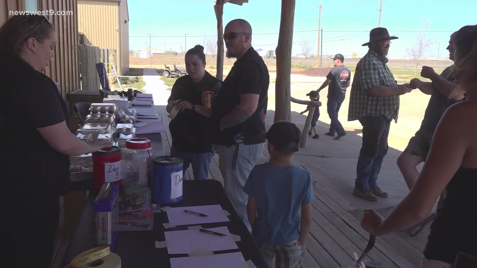A Fish Fry and Bike Rodeo was held on Saturday to help Quentin and Courtney raise funds to complete the adoption process.