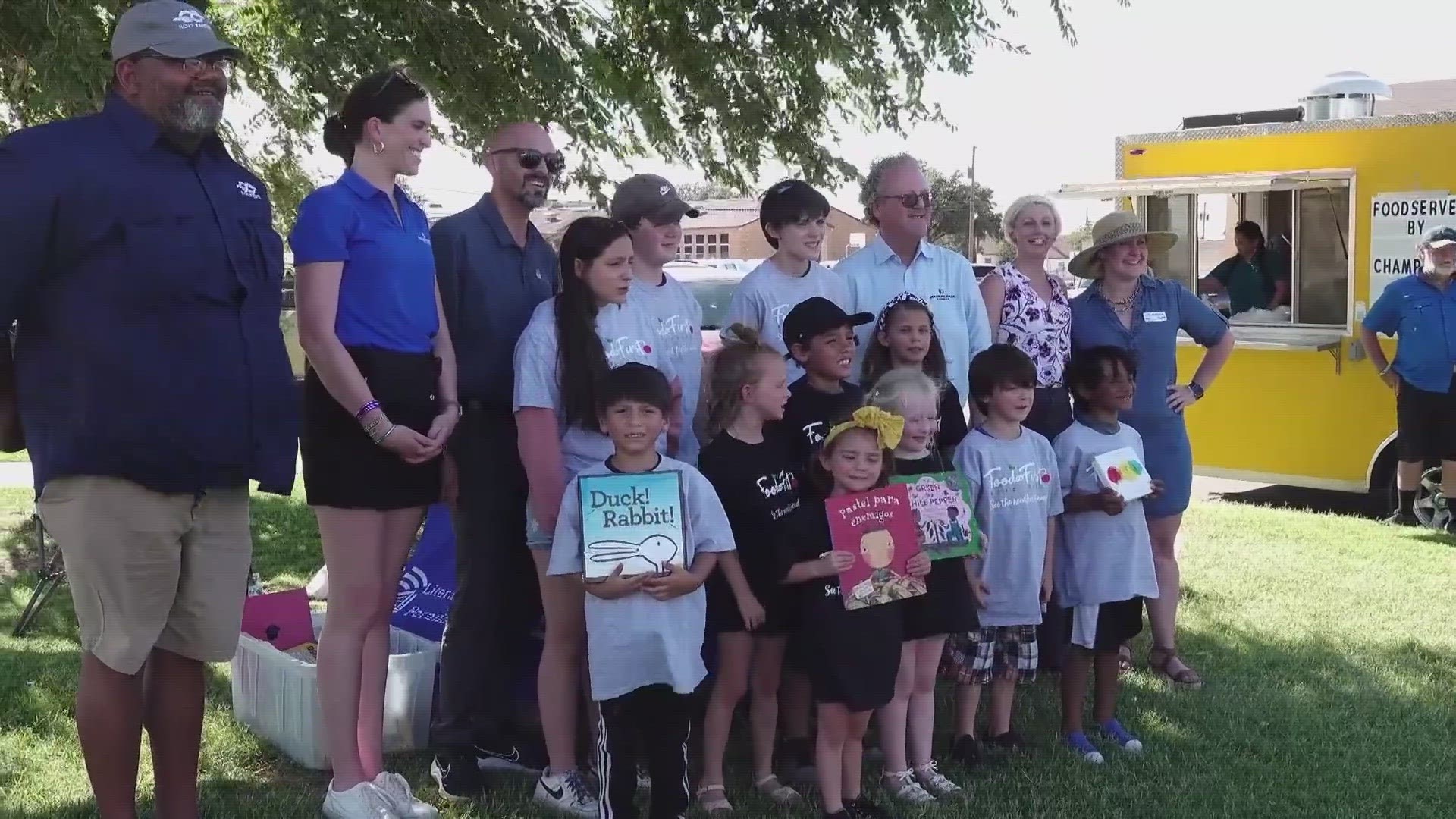 The Literacy Coalition of the Permian Basin, Midland Boys and Girls Club and Diamondback Energy all collaborated with Rope Youth for its 'Feed and Read' program.