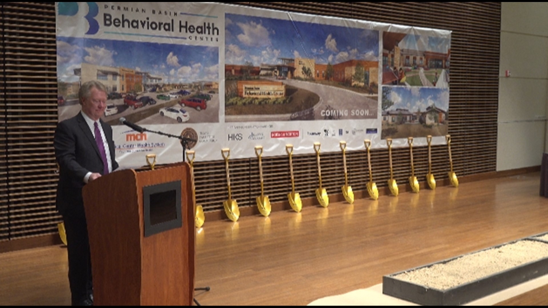 The mental health facility will be located between Midland and Odessa.