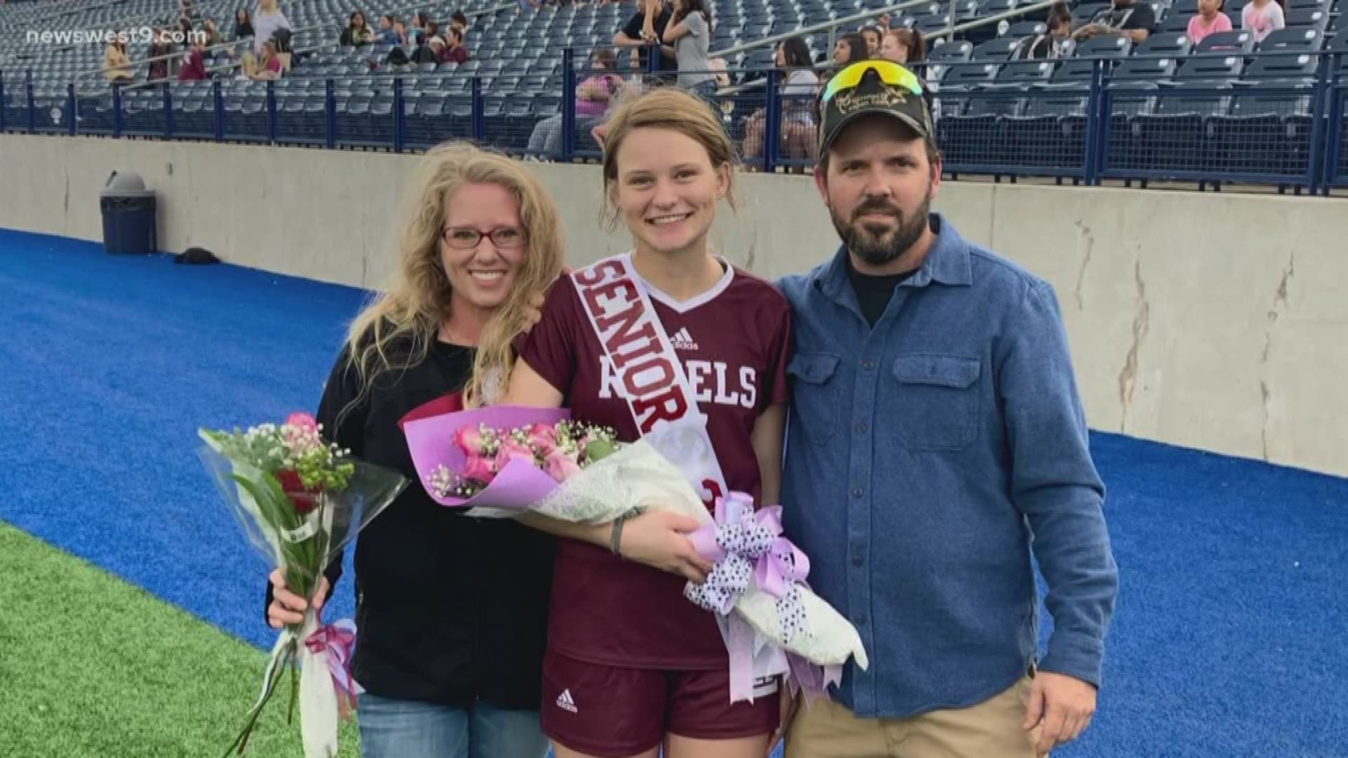 After Katelyn Shaw's graduation she surprised her stepdad with a birthday gift he'll never forget