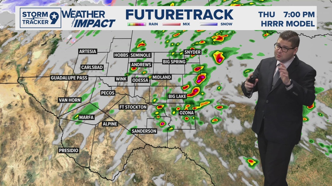 Weather Impact Alert: Severe Storms Through the Overnight | West Texas ...