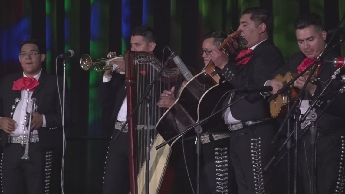 Students performed mariachi music for the Midland community following several days of workshop