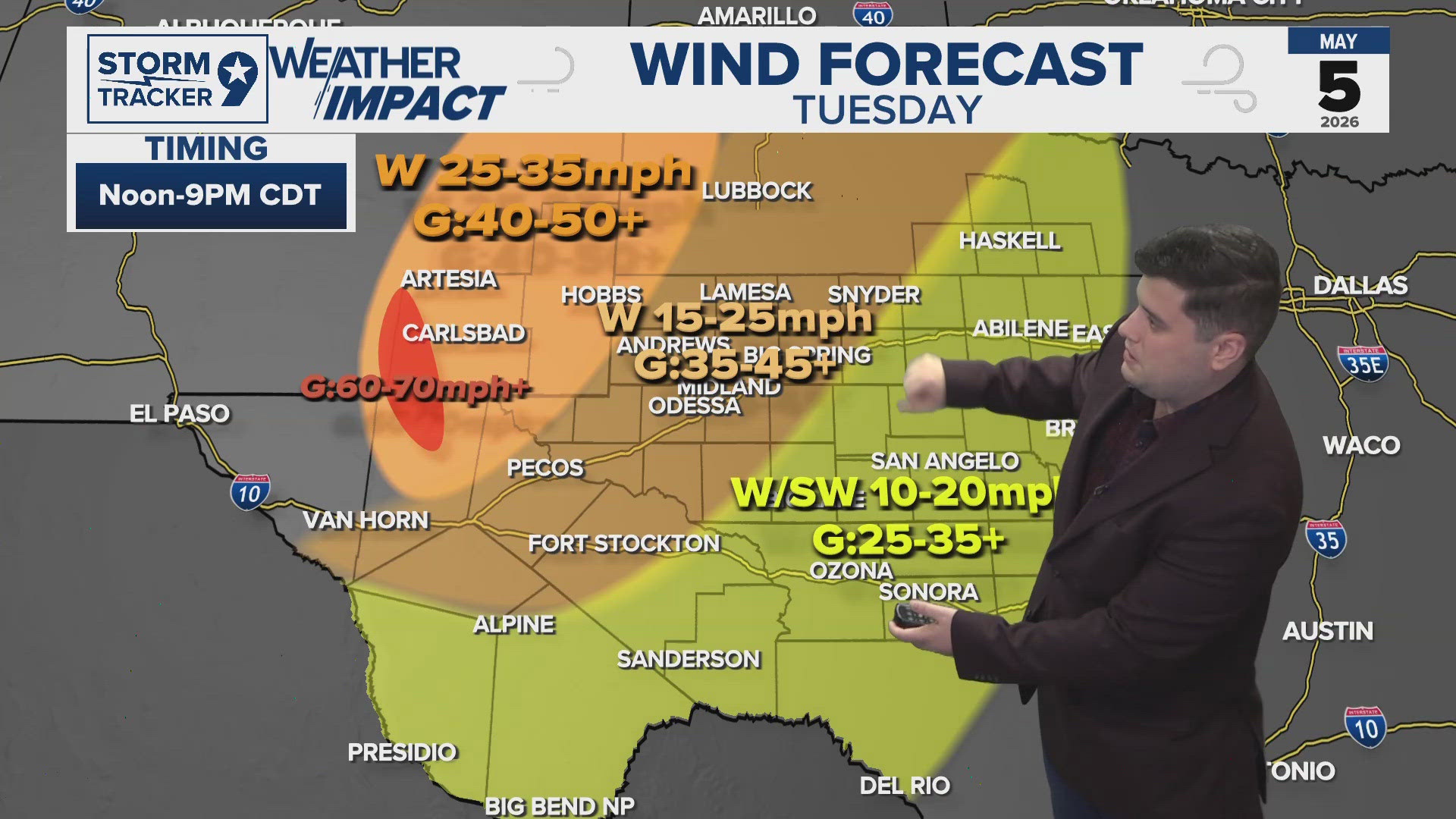Warm and Breezy for Cinco De Mayo ahead of a Significant Cooldown| West ...