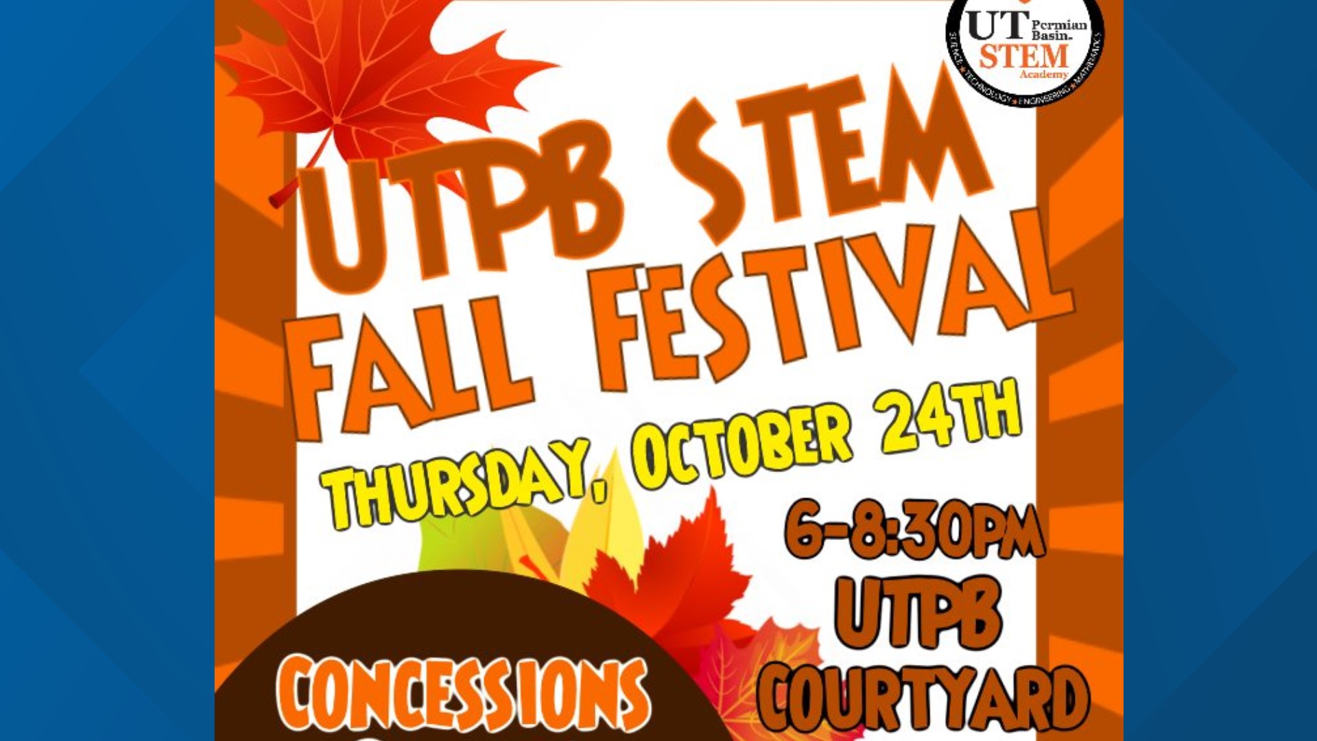 UTPB STEM Academy holding Fall Festival