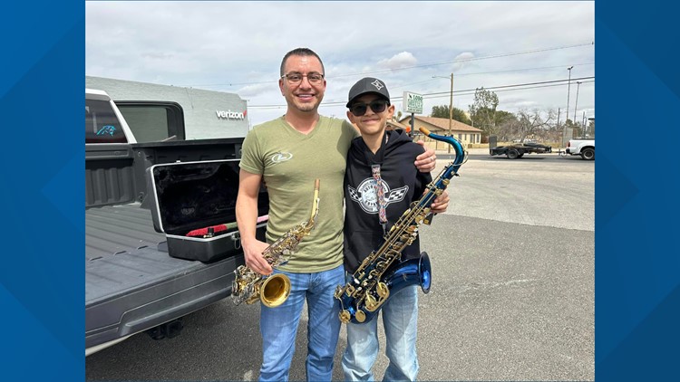 Monahans teen donated a saxophone by Midland resident