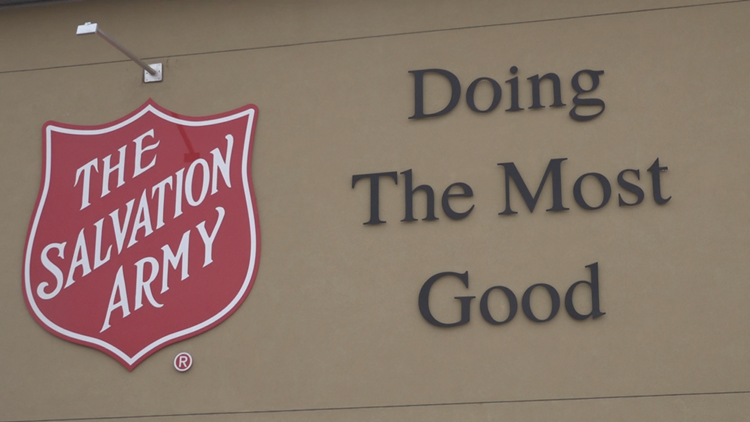 Salvation Army warming shelters open Thursday