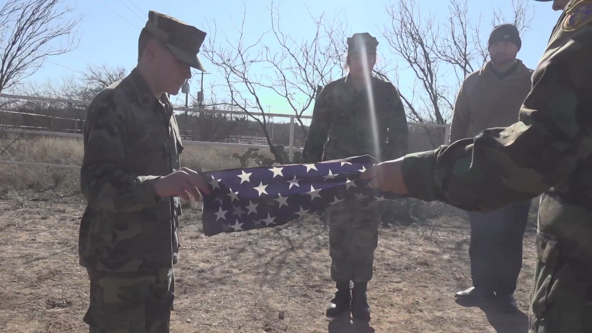 You don't just throw away an American flag when its time is up, instead you give it a proper send off by doing a flag retirement ceremony.