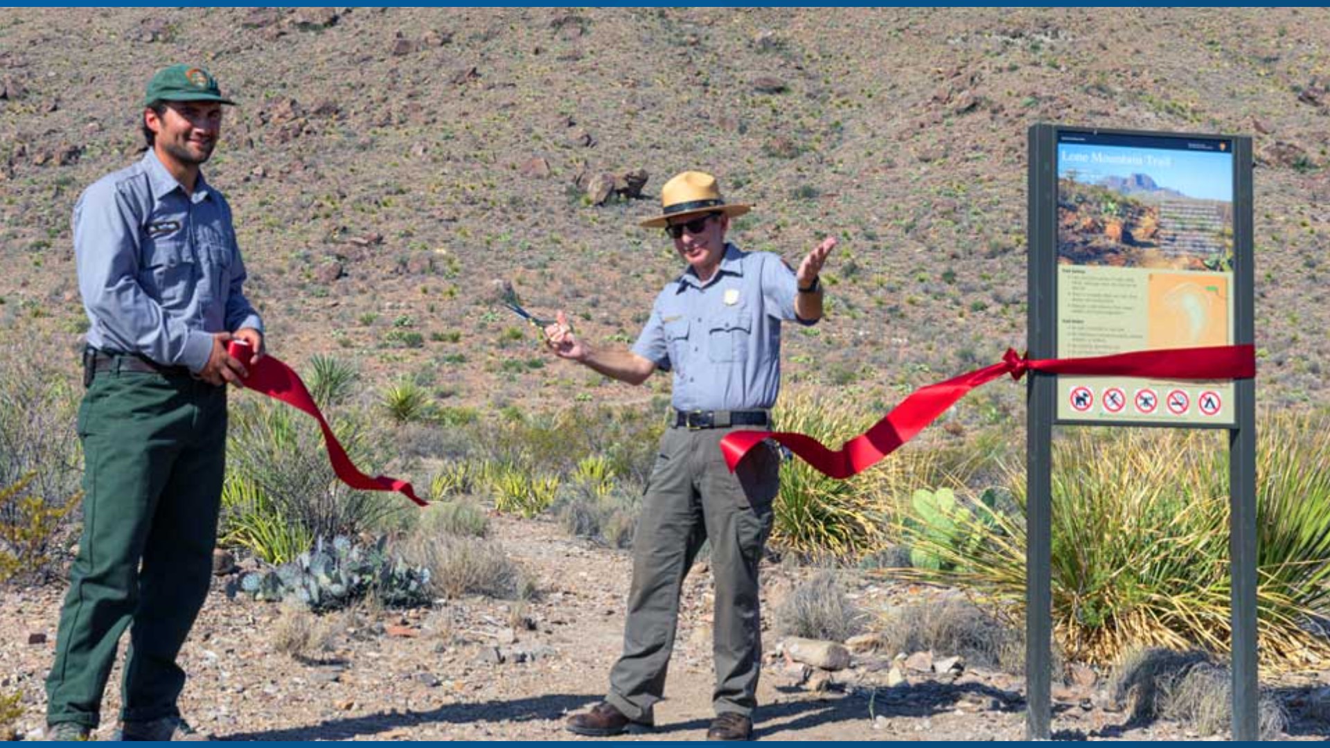 The Lone Mountain Trail is a three-mile loop that circumnavigates the base of Lone Mountain.