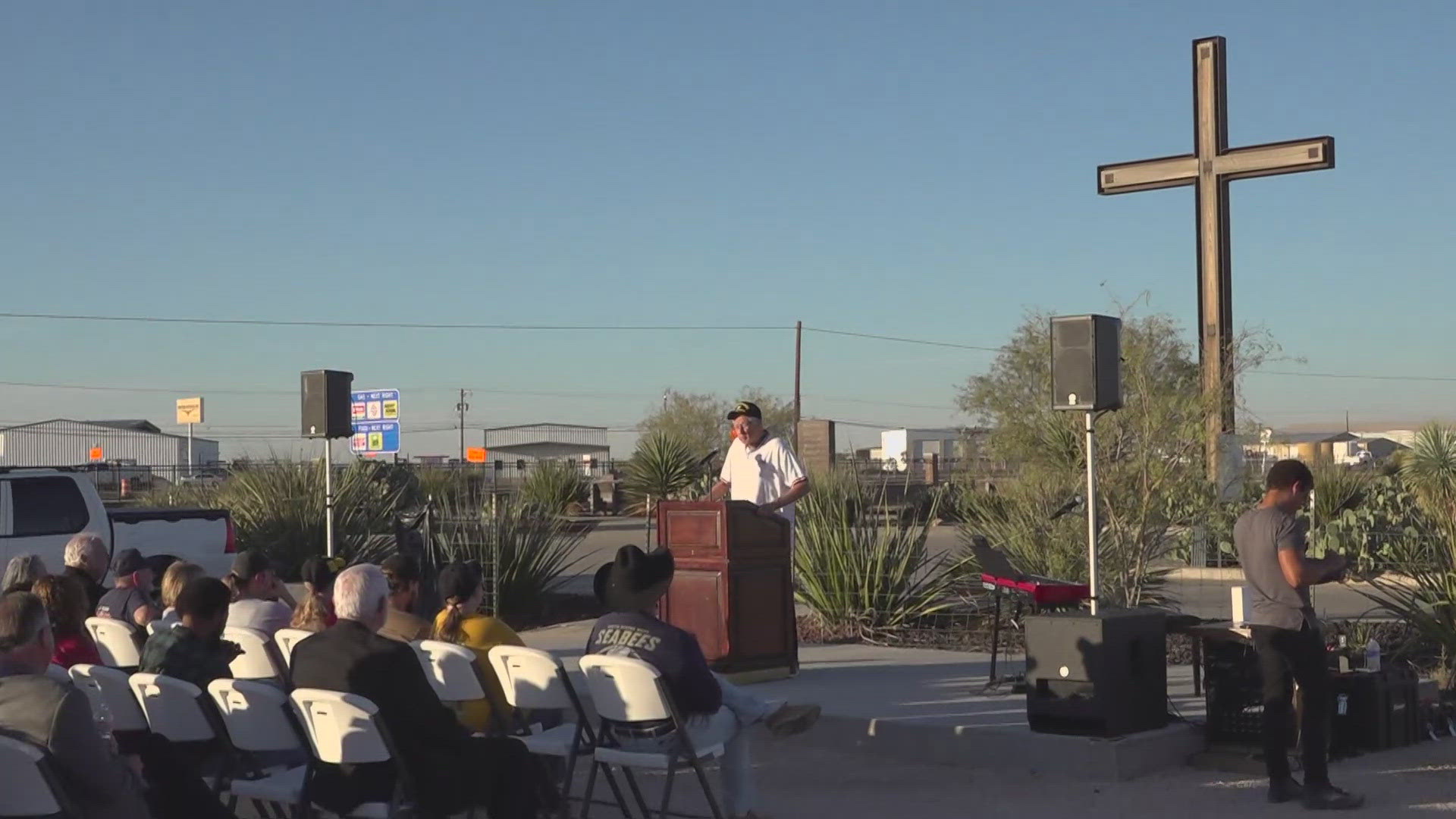 West Texas heroes and veterans came together at the Calvary Cross in honor of Veterans Day.