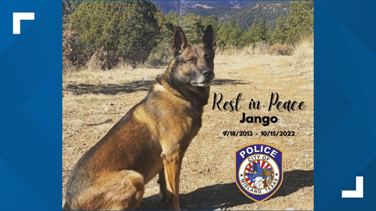 Beloved Midland PD K9 officer passes away, but won't be forgotten