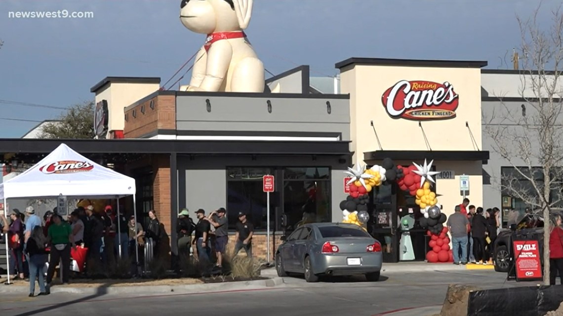 Raising Cane's new Odessa location is the largest in Texas