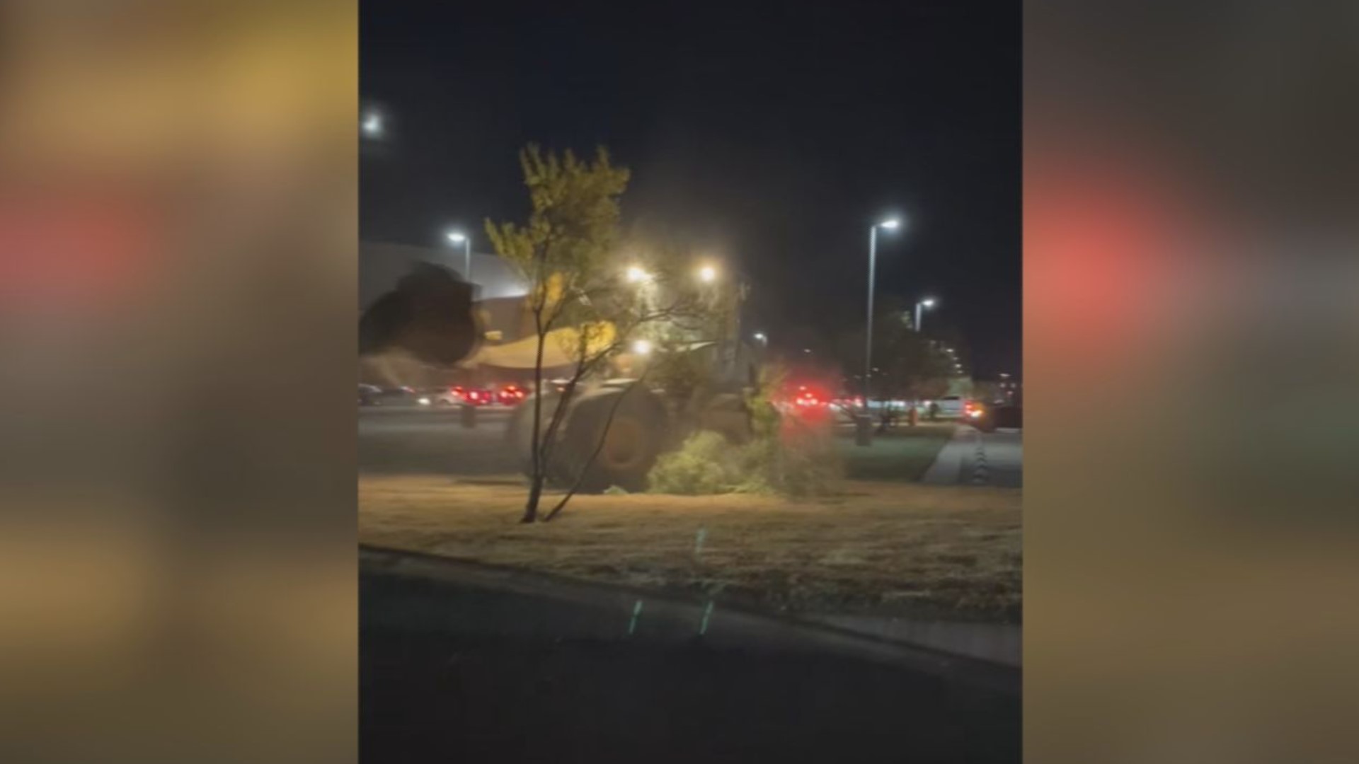 Video taken by KWES viewer of Ellen Noel Tractor Incident