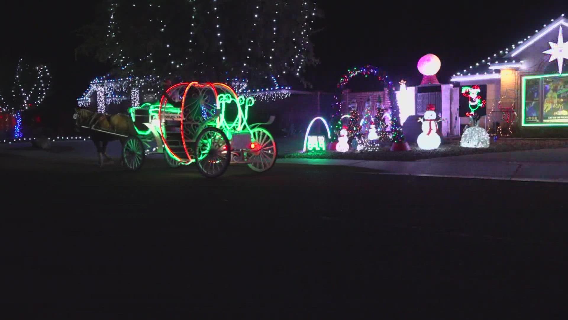 The rides will be available from December 12-14 from 6:30 p.m. to 9:00 p.m. at the Emerald Forest Subdivision.