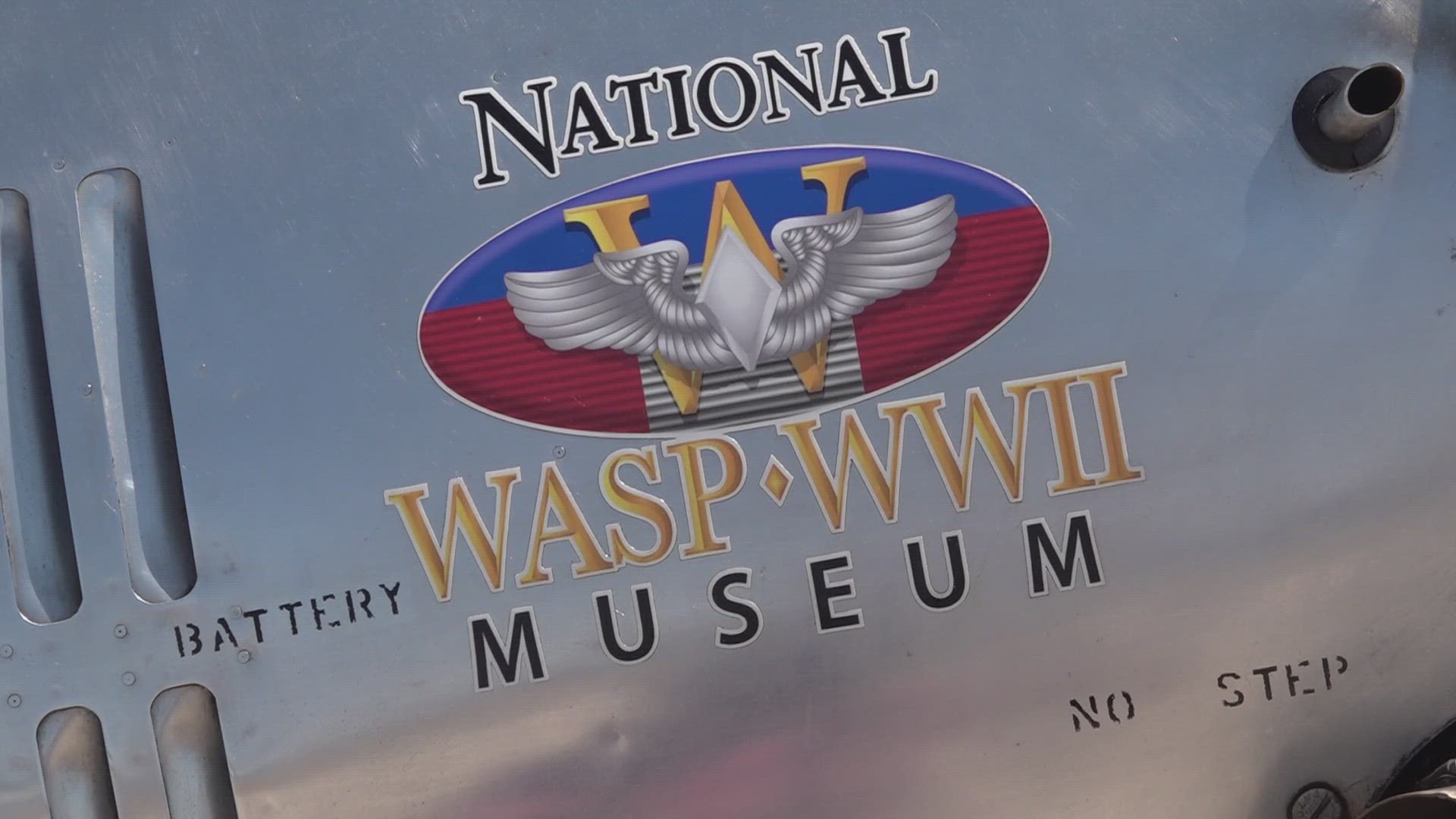 The Women Airforce Service Pilots museum flew in the 1942 BT-13 airplane. As "WASP" celebrates its 80th anniversary, the airplane will help keep their legacy alive.