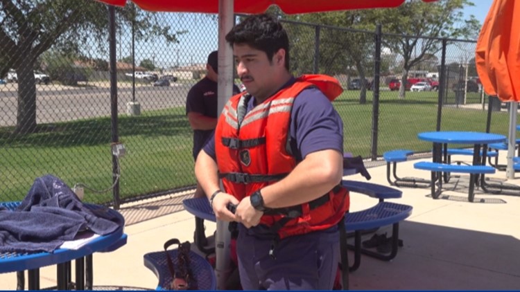Midland Fire Department holds water safety training day