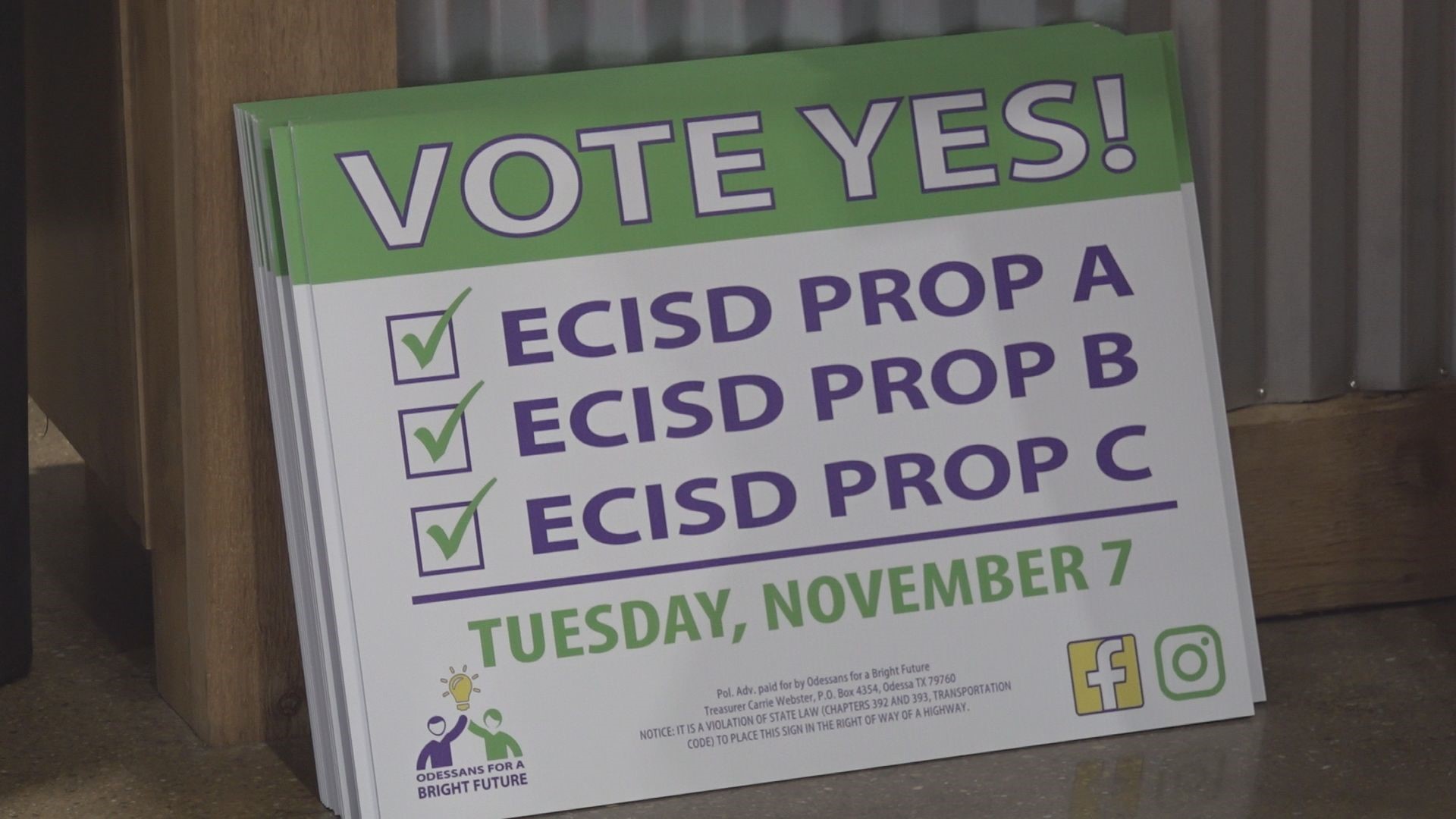 Local political action committee wants Ector County residents to vote yes.
