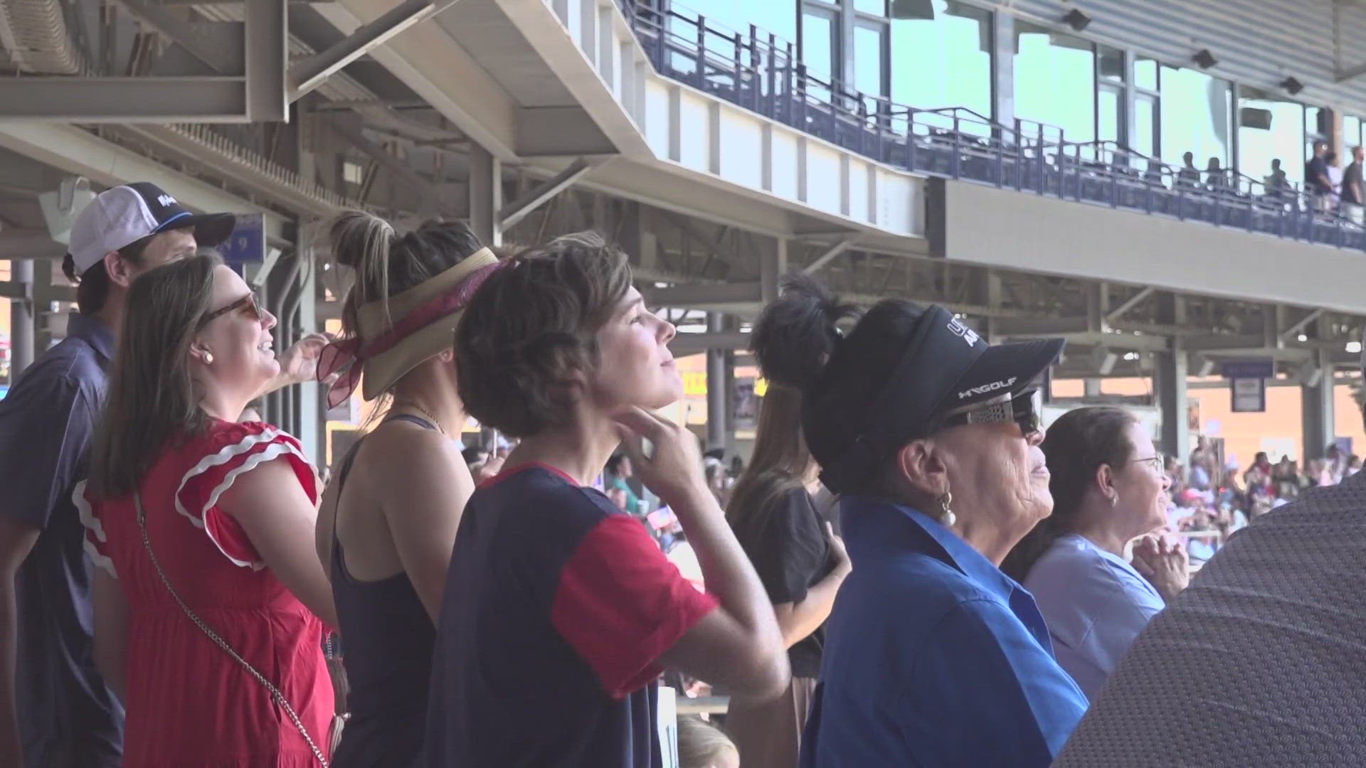 Midlanders come out to Momentum Bank Ballpark watch party to show support for Bryce Hoppel.